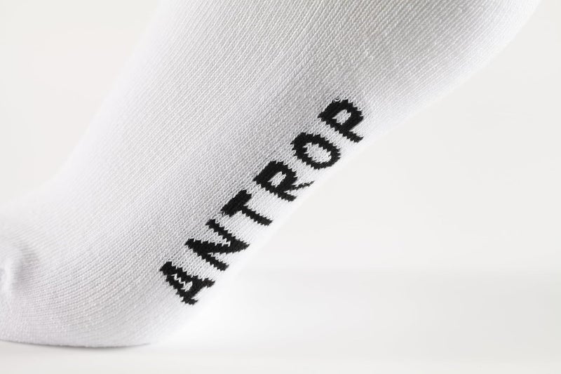 ANT21T Antrop WoMen Quarter Crew Cotton Heel Tab Athletic Running Cushion Socks - Image 4